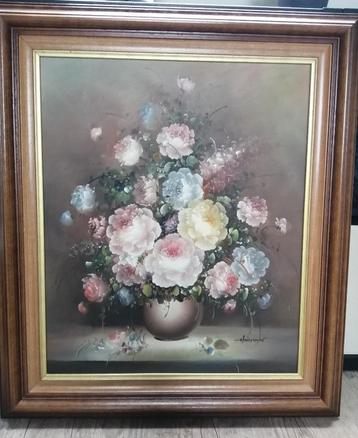 Schilderij bloemen beschikbaar voor biedingen