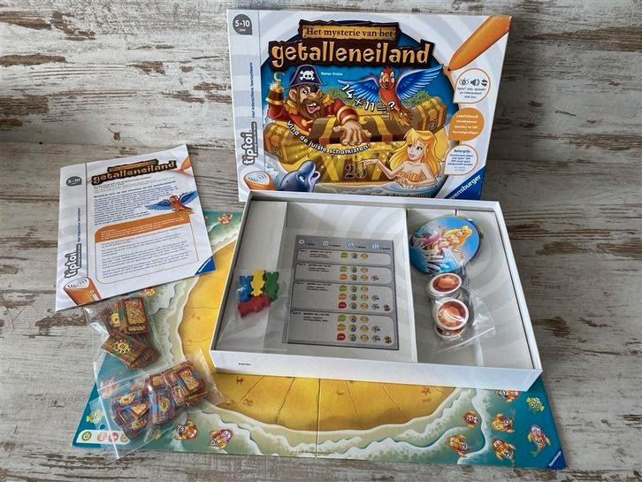 Tiptoi het mysterie van het getalleneiland [s754], Hobby & Loisirs créatifs, Jeux de société | Jeux de plateau, Comme neuf, Envoi