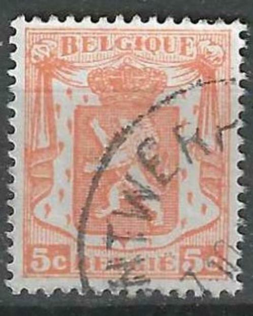 Belgie 1935 - Yvert/OBP 419 - Klein staatswapen 5 c. (ST), Timbres & Monnaies, Timbres | Europe | Belgique, Affranchi, Envoi