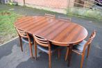 tafel en stoelen, Huis en Inrichting, Tafels | Eettafels, Ophalen, Gebruikt, Vijf personen of meer