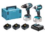 MAKITA LXT DLX2507T3J DHP489Z + DTD153Z + 3 BL1850B-batterij, Ophalen, Nieuw