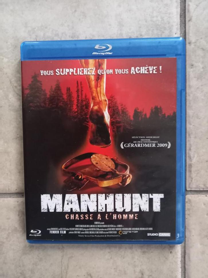 blu ray manhunt ( chasse a l homme ) état neuf, Cd's en Dvd's, Blu-ray, Zo goed als nieuw, Horror, Ophalen of Verzenden