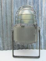 Industriele vintage lampen/ kooilampen/ Bully lampen, Ophalen of Verzenden, Gebruikt, Glas