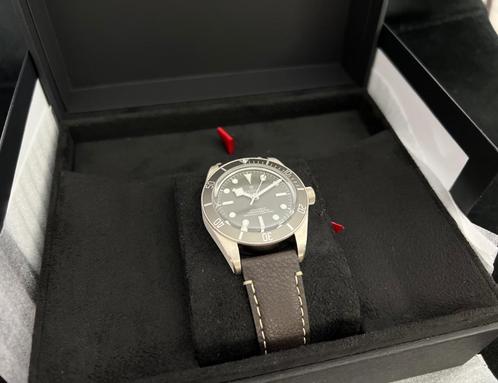 Tudor Black Bay 58 925 zilver nieuw, Handtassen en Accessoires, Horloges | Heren, Nieuw, Polshorloge, Zilver, Leer, Ophalen