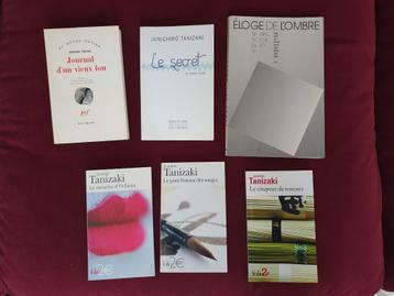 Junichirô Tanizaki - 6 livres - Eloge de l'ombre/Journal...