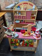 petit magasin en bois avec accessoires, Ophalen, Gebruikt