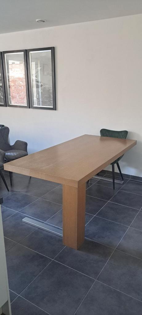Eettafel L200-B95-H76, Huis en Inrichting, Tafels | Eettafels, Zo goed als nieuw, 50 tot 100 cm, 150 tot 200 cm, Vijf personen of meer