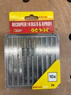 Kit lames scie sauteuse., Doe-het-zelf en Bouw, Gereedschap | Zaagmachines, Ophalen, Zo goed als nieuw, Decoupeerzaag