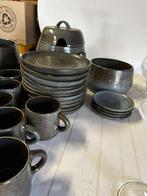 Service café et autre en grès bleu, Enlèvement, Utilisé, Tasse(s) et/ou soucoupe(s)