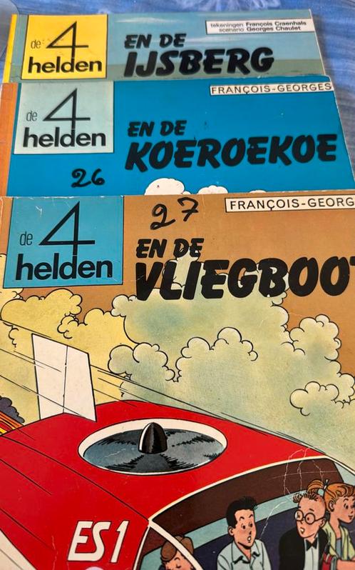 De 4 Helden - de vliegboot - de koeroeken - de ijsberg, Boeken, Stripverhalen, Gelezen, Ophalen