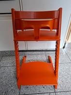 Stokke tripp trapp retro oranje babyset, Kinderen en Baby's, Ophalen, Zo goed als nieuw