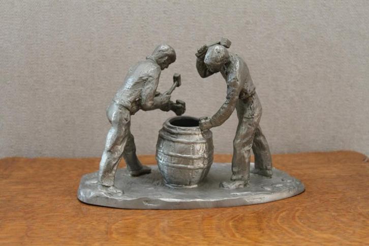 Statuettes en étain, Antiek en Kunst, Kunst | Overige Kunst, Ophalen