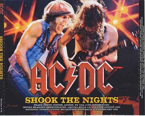 6 CD's - AC/DC - Shook The Nights - Live, Cd's en Dvd's, Cd's | Hardrock en Metal, Nieuw in verpakking, Verzenden