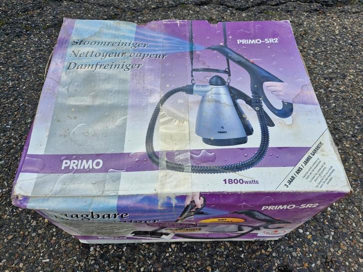 Nettoyeur à vapeur portable Primo-SR2 1800 Watt 5,5 bar, Electroménager, Vapeurs, Nettoyeur à vapeur, Enlèvement ou Envoi
