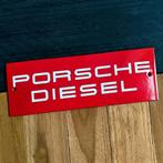 Emaille Schild PORSCHE DIESEL Dealer Bord Plaque Reclamebord, Verzamelen, Merken en Reclamevoorwerpen, Verzenden, Gebruikt, Reclamebord