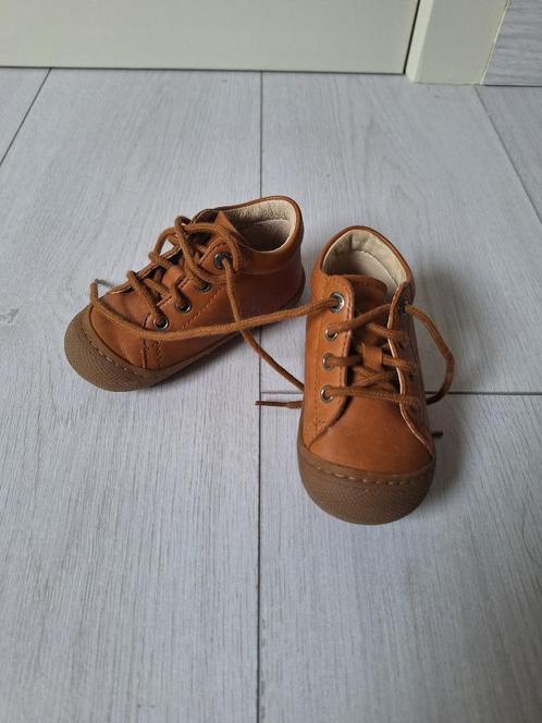 Bruine veterschoentjes Naturino - maat 20, Kinderen en Baby's, Kinderkleding | Schoenen en Sokken, Gebruikt, Schoenen, Meisje