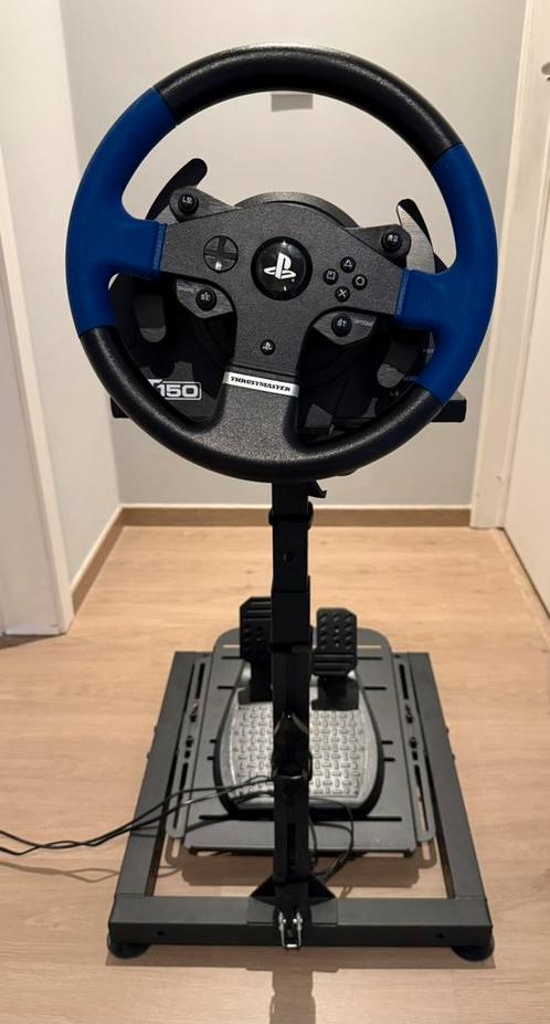 Thrustmaster T150 RS + Next Level racing wheel stand lite, Games en Spelcomputers, Spelcomputers | Sony Consoles | Accessoires