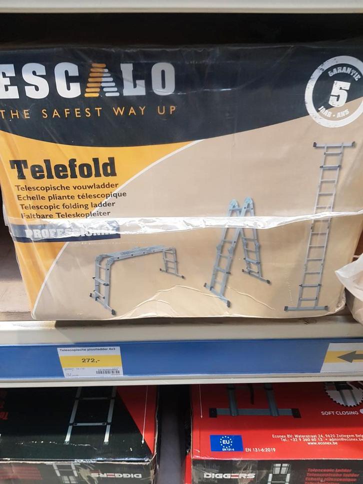 Multifunctioneel ladder Escalo nieuwe in verpakking, Bricolage & Construction, Échelles & Escaliers, Échelle, Enlèvement