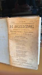 De Volksschool, Antiek en Kunst, Antiek | Boeken en Manuscripten, Ophalen of Verzenden