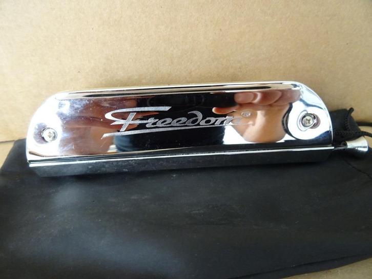 Mondharmonica chromatische mondharmonica Freedom 10 chromaat, Muziek en Instrumenten, Blaasinstrumenten | Mondharmonica's, Zo goed als nieuw