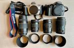Canon Reflex argentique EOS 33 et EOS 300 + 4 objectifs, Audio, Tv en Foto, Fotocamera's Analoog, Ophalen, Zo goed als nieuw, Spiegelreflex