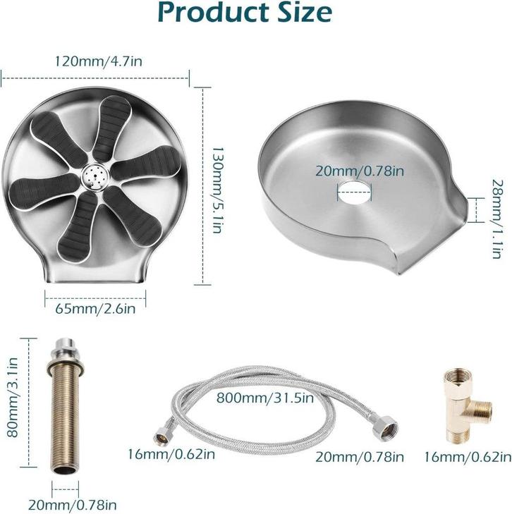 Dyna-Living Lave-verre automatique à pression pour évier., Huis en Inrichting, Keuken | Keukenelementen, Nieuw, Ophalen