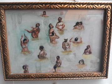 Kunstwerkje Hendrik Devos..benidorm, Enlèvement ou Envoi