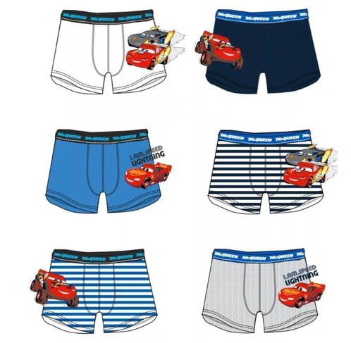 2 Disney Cars Boxershorts - Maat 104/110 - 116/128, Kinderen en Baby's, Kinderkleding | Maat 116, Nieuw, Jongen, Nacht- of Onderkleding