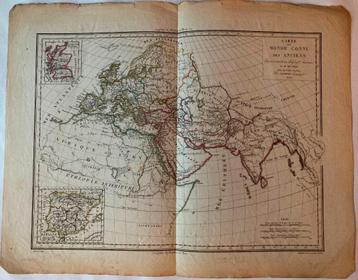 Carte du Monde connu des Anciens 1820, A.R. Fremin beschikbaar voor biedingen