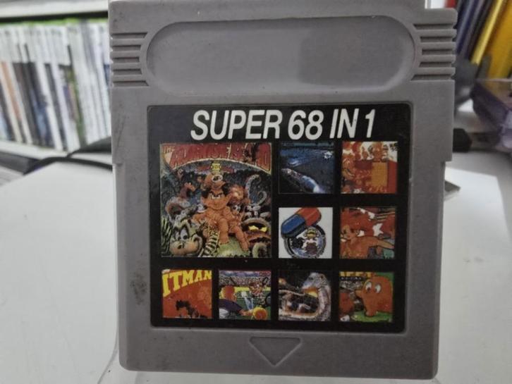 "Super 68 In 1" - Game Boy, Games en Spelcomputers, Games | Nintendo Game Boy, Gebruikt, Avontuur en Actie, 1 speler, Vanaf 3 jaar