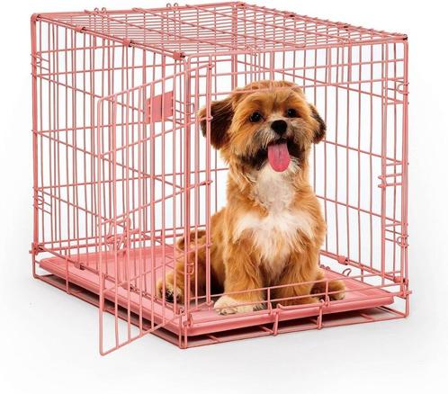 aanbieding div honden bench puppy bench roze, Animaux & Accessoires, Accessoires pour chiens, Neuf, Enlèvement ou Envoi