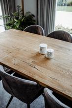 Living tafel Xooon massief hout, Huis en Inrichting, Tafels | Eettafels, Ophalen, Gebruikt, Modern, industrieel, 100 tot 150 cm