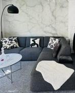 Canapé d’angle + Table Basse effet marbre, Enlèvement, Utilisé, Tissus