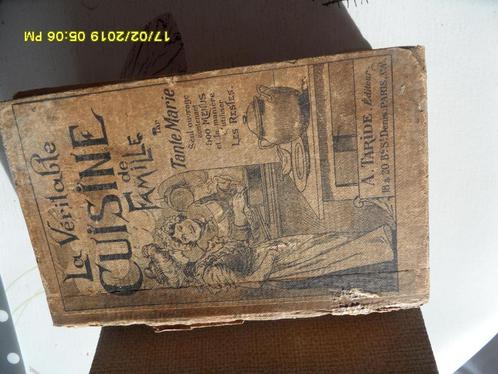 livre de Cuisine « Tante Marie » de 1923, Livres, Livres d'étude & Cours, Utilisé, Ne s'applique pas, Enlèvement ou Envoi