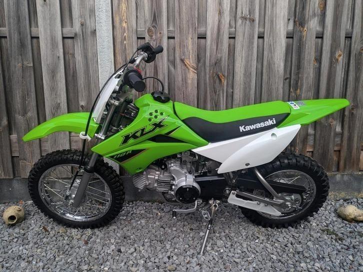 (nieuwe) Kawasaki klx110r 2022, Honda crf110 Yamaha ttr110, Fietsen en Brommers, Minibikes, Midibikes en Pitbikes, Zo goed als nieuw