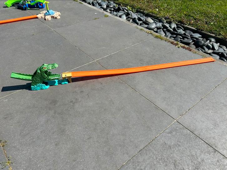 Hot wheels racebanen en lanceringsmechanismes, Kinderen en Baby's, Speelgoed | Racebanen, Zo goed als nieuw, Hot Wheels, Ophalen of Verzenden