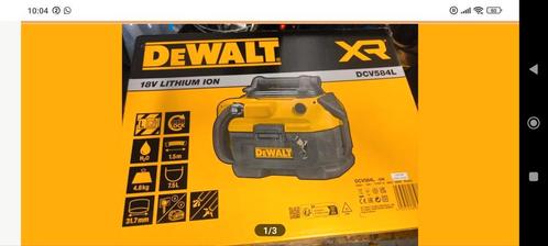 DeWALT DCV584L Accu Nat- en Droogstofzuiger 18V XR Flexvolt, Doe-het-zelf en Bouw, Gereedschap | Overige machines, Zo goed als nieuw