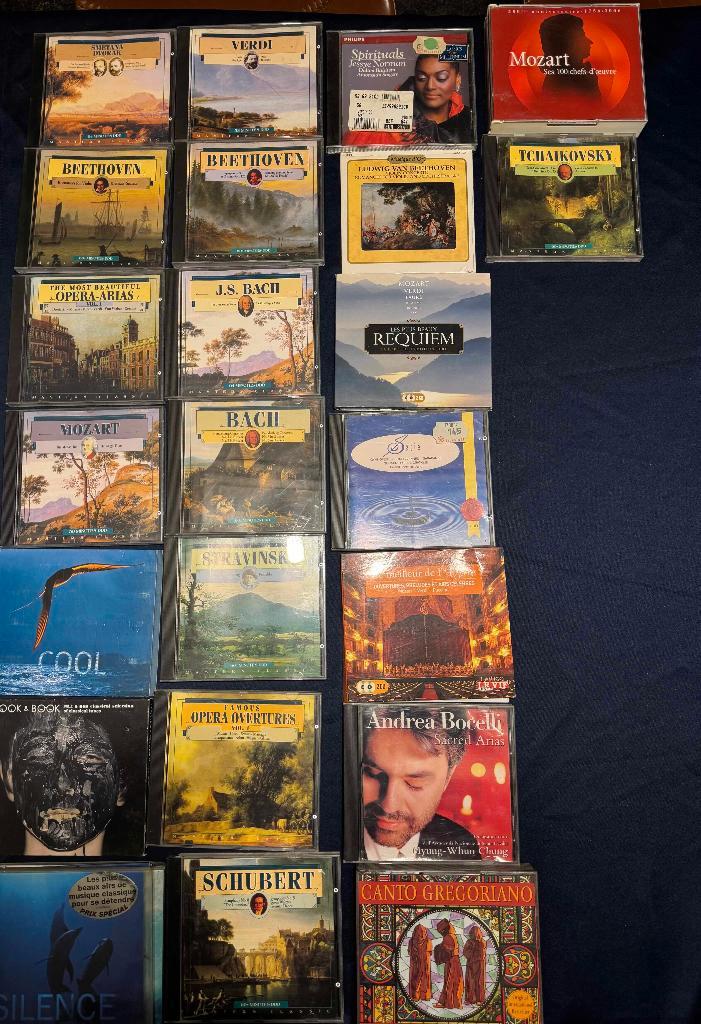 CD collection particulière / Lot 3 / 24 CD Classique, CD & DVD, CD | Classique, Utilisé, Enlèvement ou Envoi