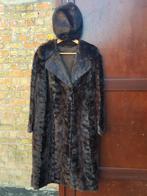 Nertsmantel met Muts, Kleding | Dames, Jassen | Winter, Ophalen of Verzenden, Zo goed als nieuw, Maat 42/44 (L), Bruin