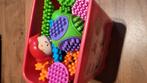 Lot Clipo Playskool (Hasbro) – 50 pièces + boîte, Ophalen, Zo goed als nieuw