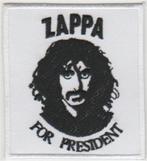 Zappa For President stoffen opstrijk patch embleem, Vêtements, Envoi, Neuf