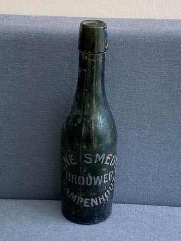 Oude bier fles brouweerij RENE SMEDTS BROUWER KAMPENHOUT beschikbaar voor biedingen