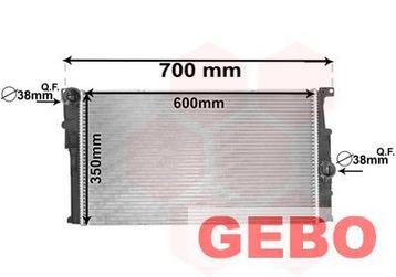 BMW F30 2012 T/M 2019 Radiateur Benzine 1711 7600 511  beschikbaar voor biedingen