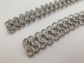 Schakelketting 8-vorm oud zilver - 30 cm beschikbaar voor biedingen