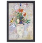 Vase à fleurs - Toile Odilon Redon + cadre à pâtisserie 60x9, Envoi