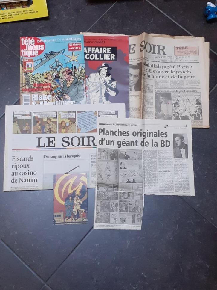 Blake et Mortimer EP Jacobs Juillard, Verzamelen, Stripfiguren, Gebruikt, Overige typen, Overige figuren, Ophalen of Verzenden