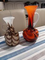 2 Vases en Opaline Vintage Année 70' 80' TBE, Enlèvement ou Envoi