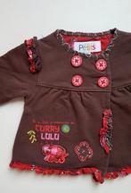 LA COMPAGNIE DES PETITS - Gilet brun + éléphant - T.1 mois, Enfants & Bébés, Vêtements de bébé | Taille 56, Fille, La compagnie des petits