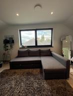 Hoekslaapbank met opberger, Huis en Inrichting, Ophalen, 140 cm, Zo goed als nieuw, 200 cm