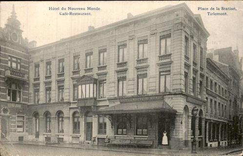 Tirlemont - Cafe Hotel -, Collections, Cartes postales | Belgique, Affranchie, Avant 1920, Enlèvement ou Envoi
